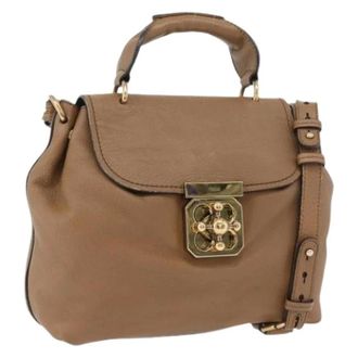 Chlo&eacute; Pre-owned Handbags, female, Brown, Size: ONE SIZE Pre-owned Hand Bag