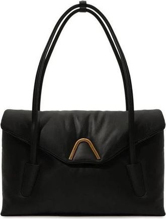 Coccinelle Chester Puf. Smo Handtas - Dames - Schoudertassen - Zwart - ONE Size - Katoen - Tassen