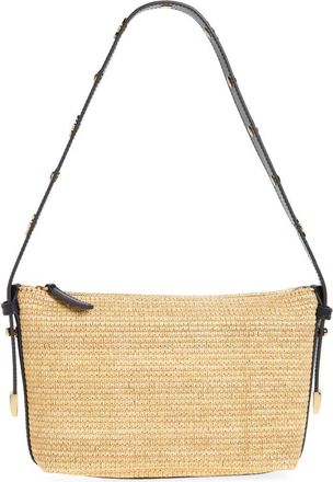 Madewell Woven Straw Shoulder Bag in Natural Multi at Nordstrom