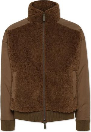 Dsquared2 Winter Jackets, male, Brown, Size: 3XL Stylish Sweaters Collection