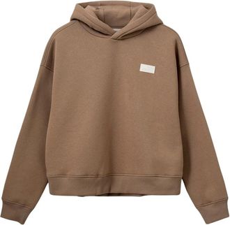 Sofie Schnoor Basiksw Hoodie - Dames - Hoodies - Bruin - S - Katoen - Hoodies & sweatvesten