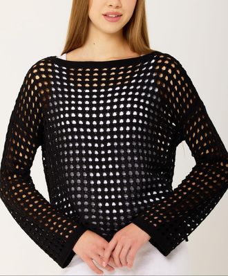 French Kyss Crochet Top In Black