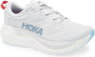 Hoka One One Gaviota 6 Stability Running Shoe in Cosmic Grey /Stardust at Nordstrom, Size 10.5