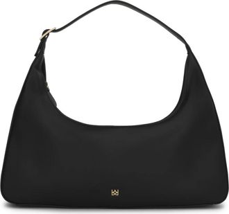 Kazar Corallie Hobo Bag - Dames - Schoudertassen - Zwart - ONE Size - Leer - Tassen