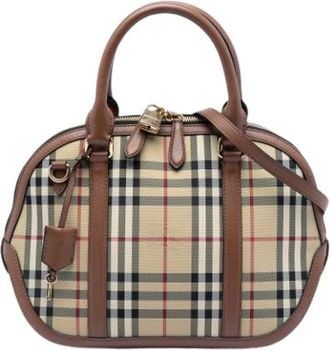 Burberry Pre-owned Handbags, female, Beige, Size: ONE SIZE Pre-owned The Orchard Handbag
