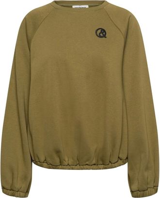 &Co Woman Sw142 Sweatshirt - Dames - Sweatshirts & Hoodies - Groen - Maat: M