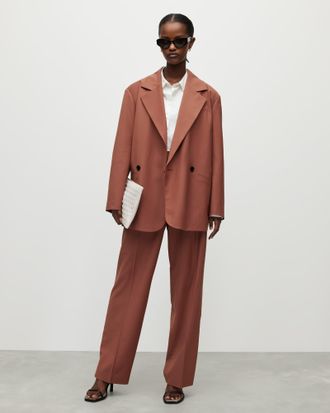 AllSaints Polyester Corin Miro Blazer, Size: XS