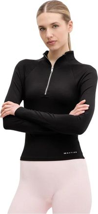 P.E Nation Routine Long Sleeve Top - Dames - Longsleeves - Zwart - M - Tops