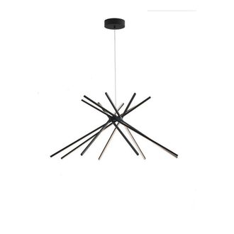Netlighting SHANGHAI LED Pendant Ceiling Light Black 2370lm 4000K 113x51.5cm | Size: 113x51.5 cm