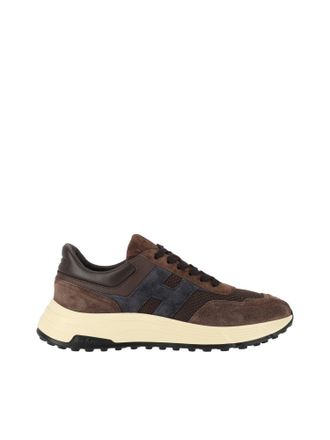 Hogan Hyperlight Suede-Leather Low-Top Sneakers