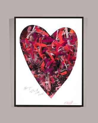 RFA Fine Art Always Start With Heart & apos; Wall Art on Canvas