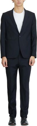 Reveres 1949 Wollen pak jas en broek - Heren - Business pakken - Zwart - 2XL - Wol - Kostuums