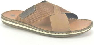 Rieker Bruin Kruismuil Sandaal - Heren - Sandalen - Bruin - 46 EU - Schoenen