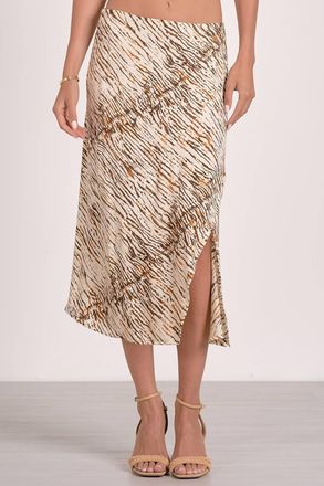 Elan Sahara Midi Skirt In Neutral