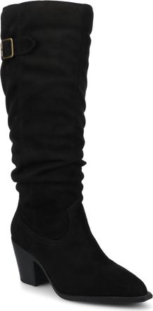 Journee Collection Womens Kaleah Knee High Wide-Calf Slouchy Boots
