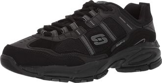 Skechers Mens Vigor 2.0 Trait Sneaker, Black, 7 UK X-Wide