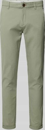 Jack & Jones Jack & Jones Slim Fit Chino mit Eingrifftaschen Modell MARCO in Mint, Gr&ouml;&szlig;e 28/32