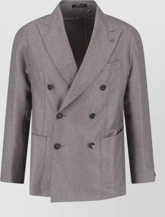 Tagliatore cashmere double breasted coat