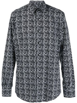 Karl Lagerfeld Camicia con stampa - Nero