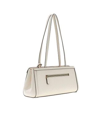 Guess Womens Satchel Bag Off White Polyurethane - Satchel-Bags