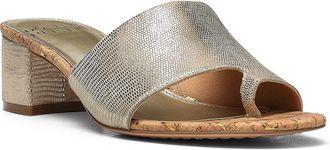 Donald J Pliner Naia Embossed Slide Sandal in Platino at Nordstrom Rack, Size 10