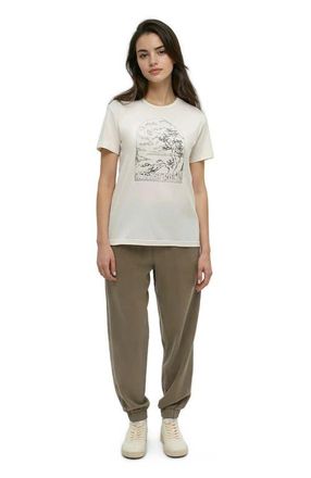 tentree Clifftop T-Shirt in Undyed/meteorite Black at Nordstrom, Size X-Large