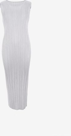 Issey Miyake &Auml;rmelloses Schlauchkleid aus plissiertem Cr&ecirc;pe