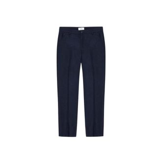 Les Deux Pantalones de traje de lana Reg - Trousers - Hombre - Azul - W34