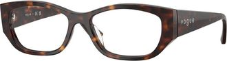 Vogue Eyewear Stijlvolle Brillen in Diverse Kleuren - Dames - Brillen - Bruin - 51 MM - Accessoires