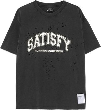 SATISFY Logo-print T-shirt