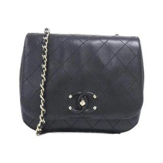 Chanel Pre-owned Vintage Schoudertas - Dames - Pre-owned - Zwart - Maat: ONE Size Leer