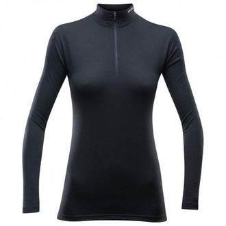 Devold Breeze Woman Half Zip Neck Merinounterwäsche für Damen | schwarz