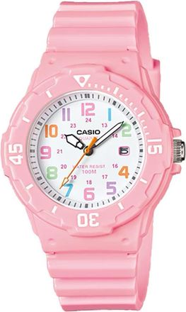 Casio Womens Water-Resistant Analog Watch with Pink Dial - LRW-200H-4B2V