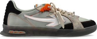 Off-white Schoenen, Heren, Groen, 42 EU, Leer, EOP Worn OUT Sneakers