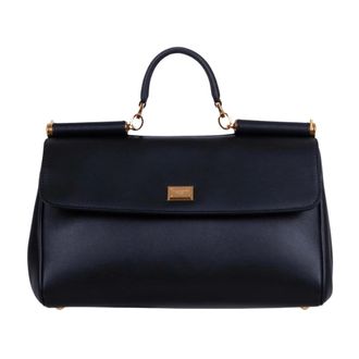 Dolce & Gabbana My Sicily Handbag - female - Dolce & Gabbana - Handbags - Black - ONE SIZE - Bags
