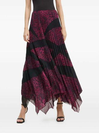 Pinko pleated maxi skirt - Purple