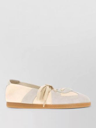 Maison Margiela leather suede replica ballerina shoes low