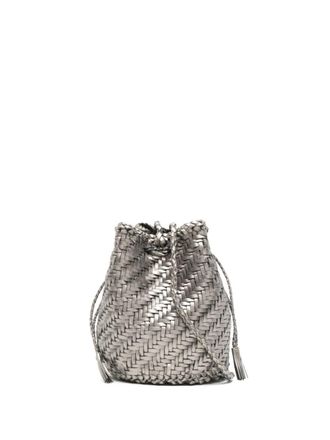 Dragon Diffusion Pompom Double Jump mini bag - Grey