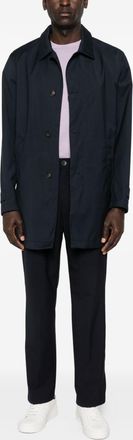 Herno Mens Jacket Virgin Wool Blue