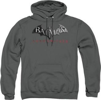 Gildan Batman Arkham City Logo Adult Pull Over Hoodie / Hooded Sweatshirt