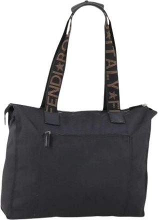 Fendi Pre-owned Tote Bags, female, Black, Size: ONE SIZE Pre-owned Vintage Tote Bag