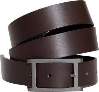 Orciani Cintura Double - Heren - Accessoires - Bruin - Maat: 105 CM Leer