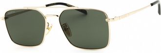 Gucci Grey Navigator Mens Sunglasses GG1957SA 001 58