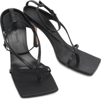 Bottega Veneta Sandali con punta quadrata - Nero