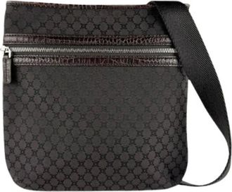 Celine Pre-owned Cross Body Bags, female, Brown, Size: ONE SIZE Pre-owned Canvas Shoulder Bag