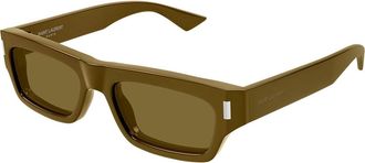Saint Laurent SL 837 003 Mens Sunglasses Brown Size 54 - Free RX Lenses - Free RX Lenses