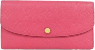 Louis Vuitton Pre-owned Wallets, female, Pink, Size: ONE SIZE Pre-owned Monogram Empreinte Long Wallet