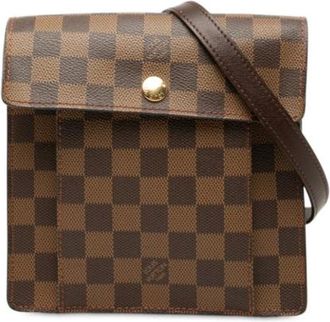Louis Vuitton Pre-owned Cross Body Bags, female, Brown, Size: ONE SIZE Pre-owned Vintage Cross Body Bag