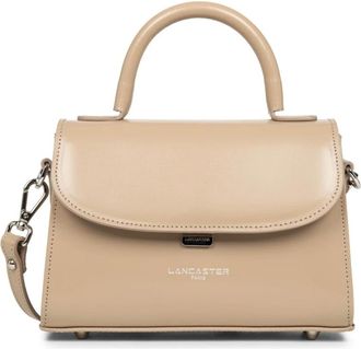 Lancaster Suave Even Small - Dames - Handtassen - Beige - ONE Size - Leer - Tassen