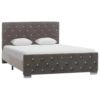 vidaXL Giroletto Grigio In Tessuto 120x200 Cm - Vidaxl